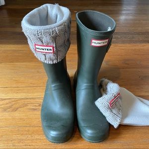 Hunter Original Tour Short - dark olive green size 10 w/ original box